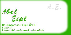 abel eipl business card