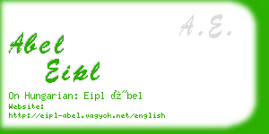 abel eipl business card
